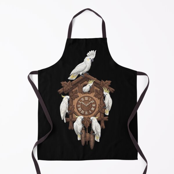 Item preview, Funny White Umbrella Cockatoo Parrot Clock Mom Dad Lover designed and sold by TerryConnells.