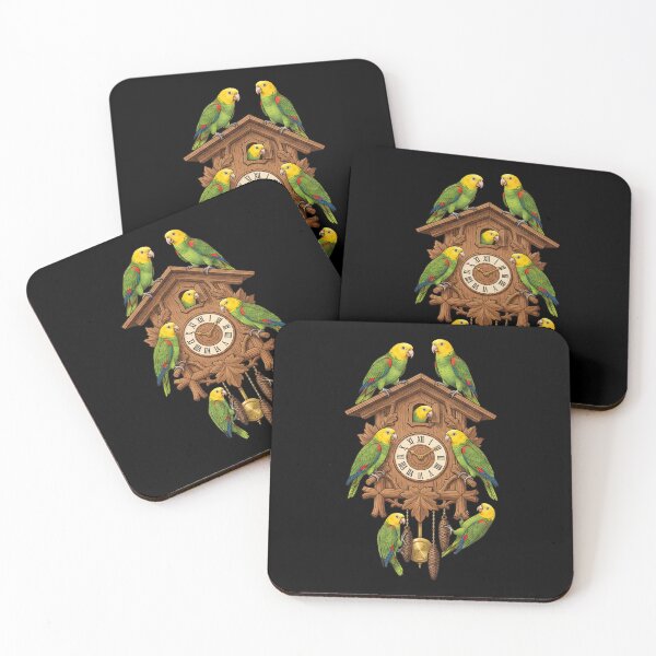 Item preview, Funny Yellow Headed Parrot Clock Mom Dad Lover designed and sold by TerryConnells.