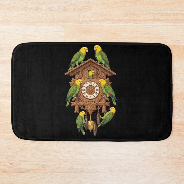 Item preview, Funny Yellow Headed Parrot Clock Mom Dad Lover designed and sold by TerryConnells.
