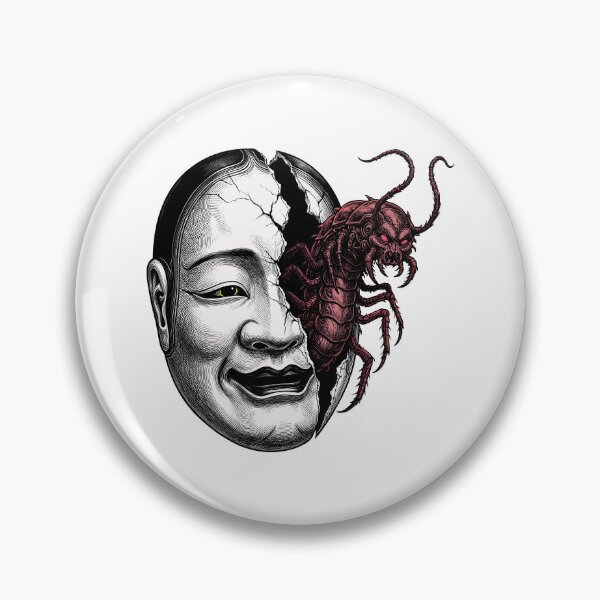 Item preview, A centipede wearing a Kabuki mask designed and sold by krabbaraban.