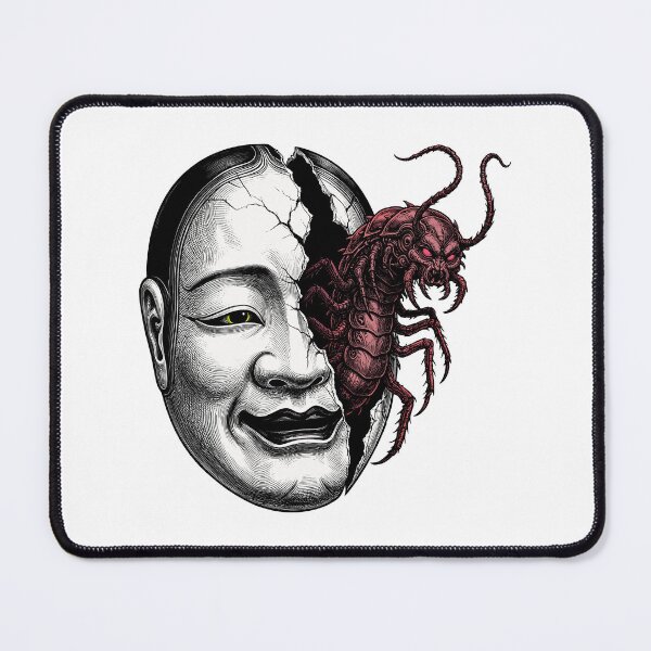 Item preview, A centipede wearing a Kabuki mask designed and sold by krabbaraban.