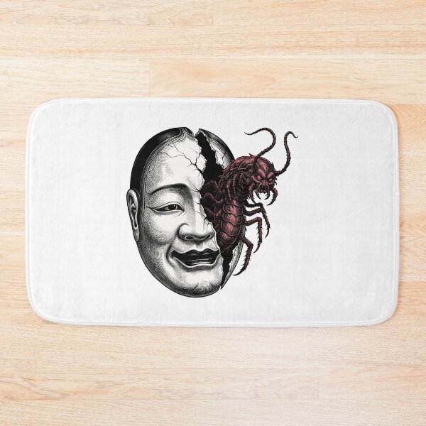Item preview, A centipede wearing a Kabuki mask designed and sold by krabbaraban.