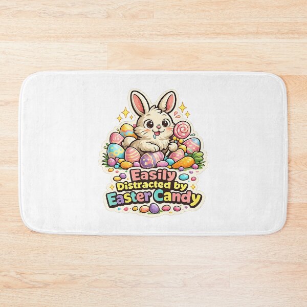 Item preview, Easily Distracted by Easter Candy Funny Bunny Design designed and sold by StyleLap.