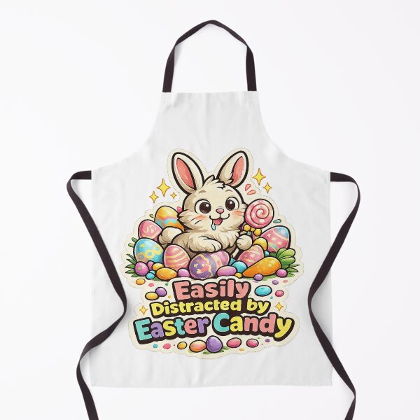 Item preview, Easily Distracted by Easter Candy Funny Bunny Design designed and sold by StyleLap.