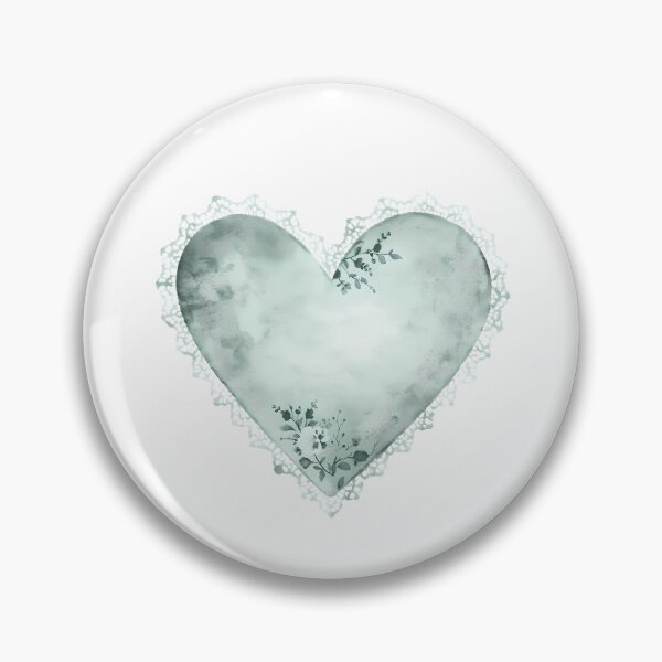 Item preview, Gray lace heart designed and sold by uunaa.