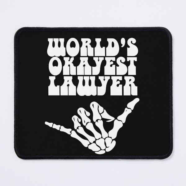 Item preview, world's okayest lawyer Classic Funny T-Shirt designed and sold by OldSkullDesigns.