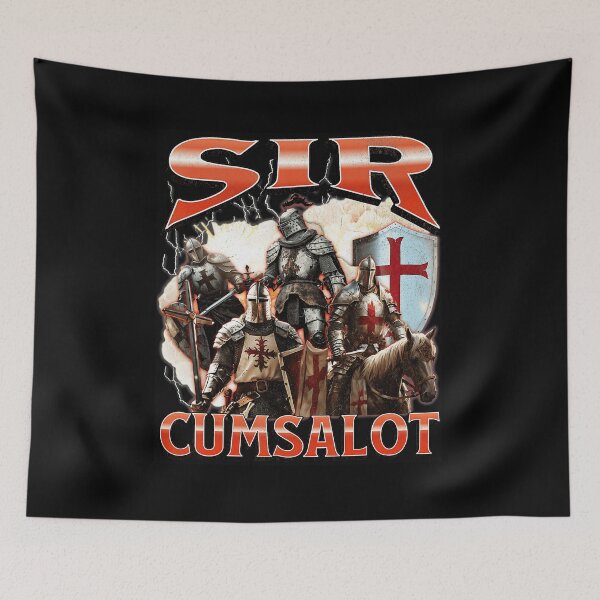 Item preview, Sir Cumsalot Divertido Caballero Meme Humor Medieval designed and sold by tadmercado.
