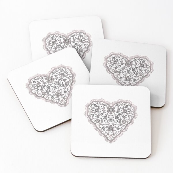 Item preview, Purple lace heart designed and sold by uunaa.
