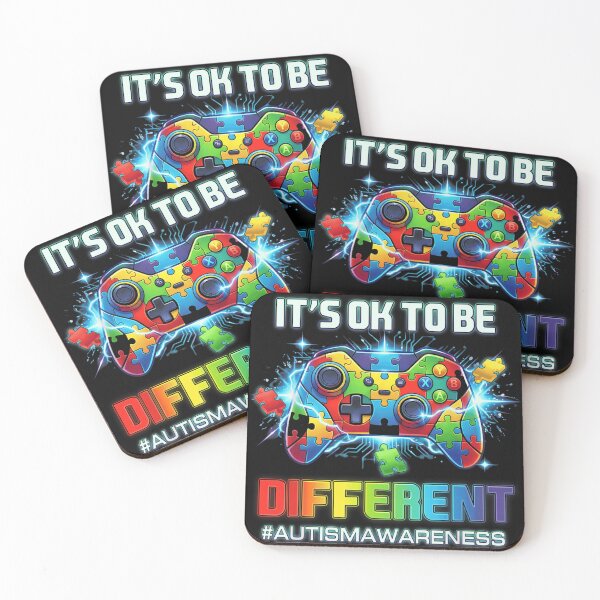 Item preview, Autism Awareness Gamer Controller Its OK To Be Different Puzzle Piece designed and sold by DuneHaicna.