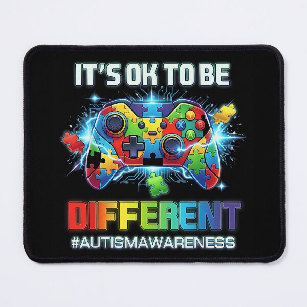 Item preview, Autism Awareness Gamer Controller Its OK To Be Different Puzzle Piece designed and sold by DuneHaicna.
