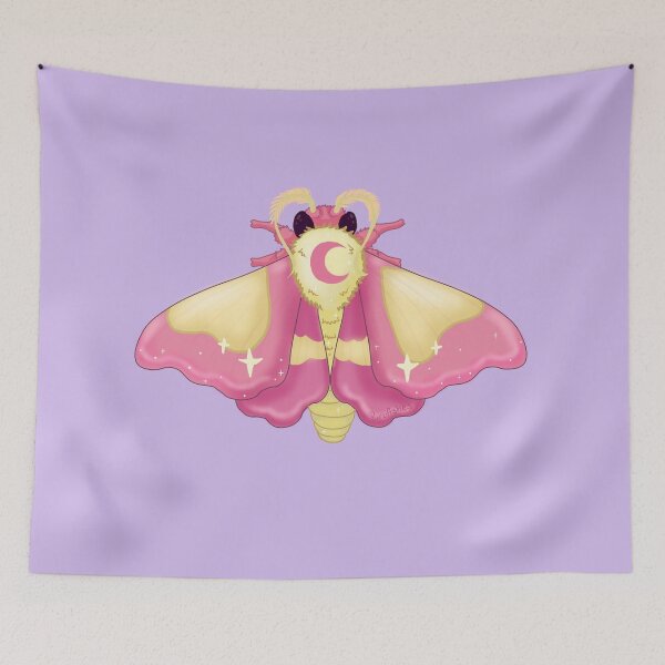 Item preview, Rosy Maple Moth designed and sold by PyroAshes.