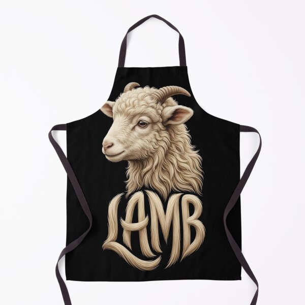 Item preview, 3D Lamb with Text - Whimsical Animal Design designed and sold by LittleLoopArt.