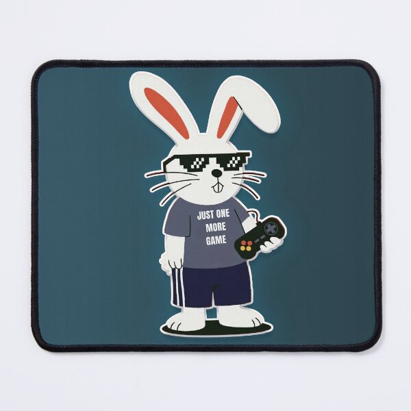 Item preview, Level Up Easter Mode Bunny Gamer – Just One More Game Funny Gaming Rabbit Design designed and sold by PXEpic.
