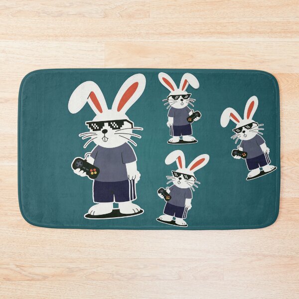Item preview, Level Up Easter Mode Bunny Gamer – Just One More Game Funny Gaming Rabbit Design designed and sold by PXEpic.
