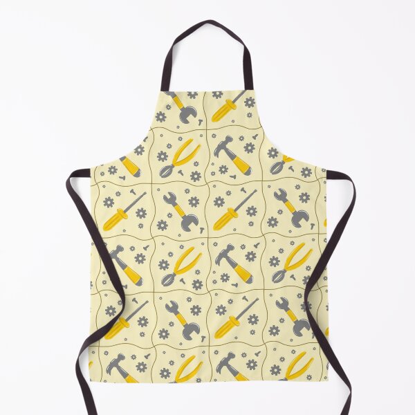 Item preview, Yellow builder tools toolbox construction repeat seamless pattern designed and sold by ButterflyKissCollab.