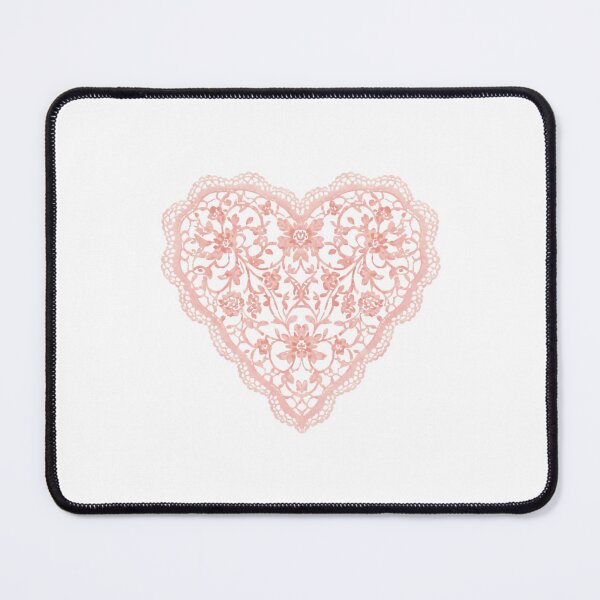 Item preview, Pink lace heart designed and sold by uunaa.