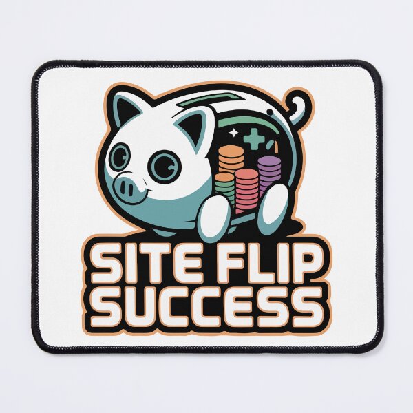Item preview, Site Flip Success Piggy Bank Website Entrepreneur designed and sold by PixelWaveBD.