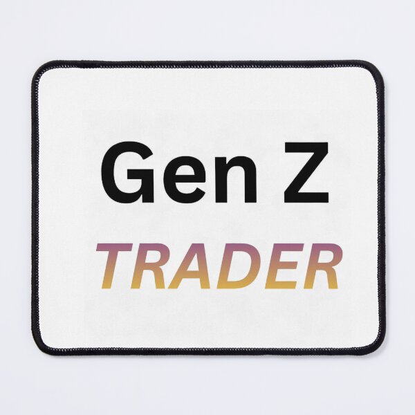 Item preview, Gen Z Trader Minimal Aesthetic Trading Design designed and sold by PrataeAesthetics.