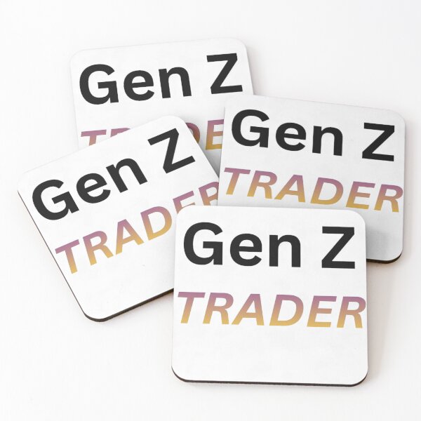 Item preview, Gen Z Trader Minimal Aesthetic Trading Design designed and sold by PrataeAesthetics.