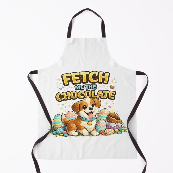 Item preview, Fetch Me the Chocolate Funny Easter Dog Design designed and sold by StyleLap.