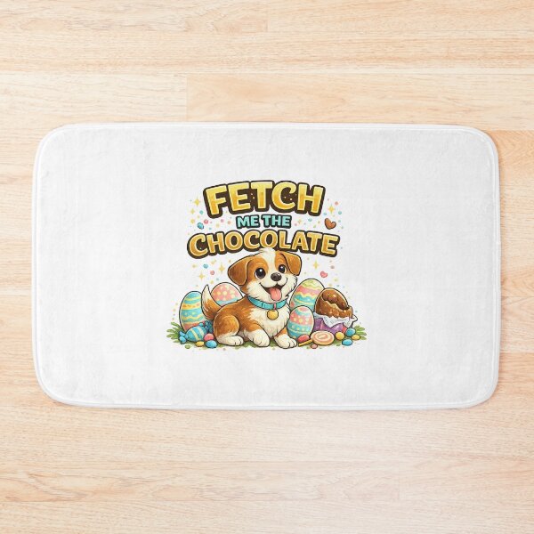 Item preview, Fetch Me the Chocolate Funny Easter Dog Design designed and sold by StyleLap.