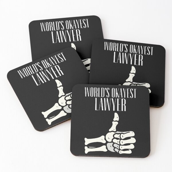 Item preview, world's okayest lawyer Classic Funny T-Shirt designed and sold by OldSkullDesigns.