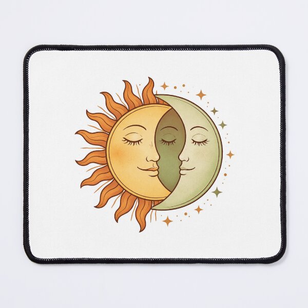 Item preview, Sun Moon Yin Yang Cosmic Balance Art designed and sold by the-dovlat.