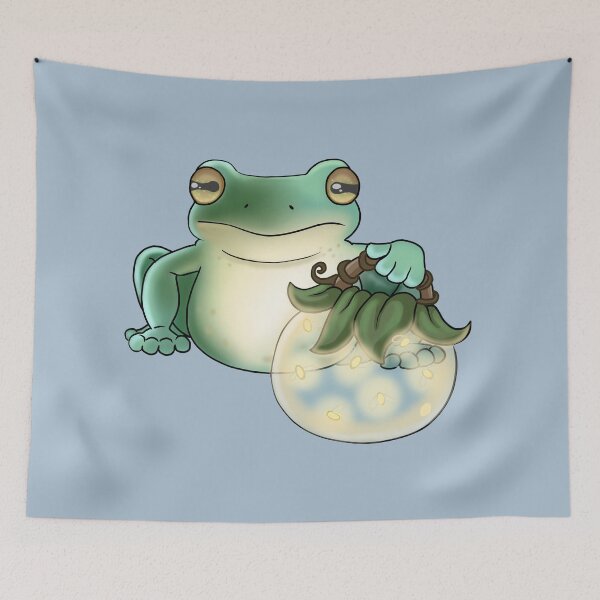 Item preview, Whimsical Lantern Frog designed and sold by PyroAshes.
