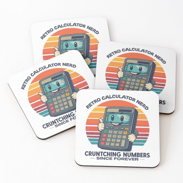 Item preview, Retro Calculator Nerd – Math Machine Club designed and sold by KapiPrint.