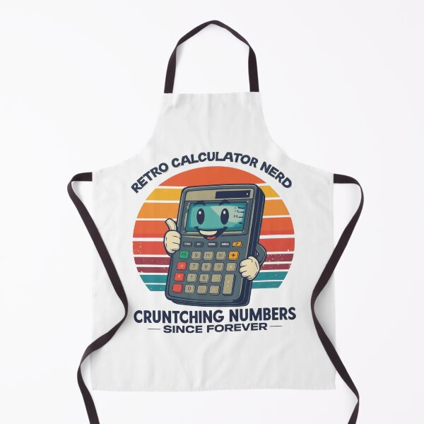 Item preview, Retro Calculator Nerd – Math Machine Club designed and sold by KapiPrint.