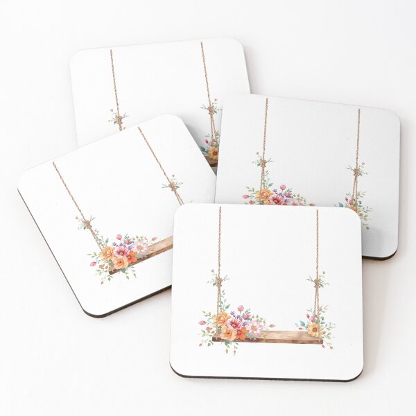 Item preview, Swing and flowers designed and sold by uunaa.