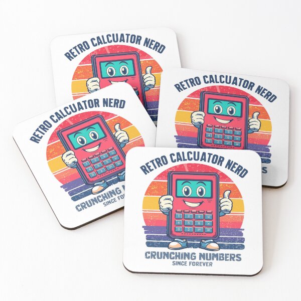 Item preview, Retro Calculator Nerd – Math Machine Club designed and sold by KapiPrint.