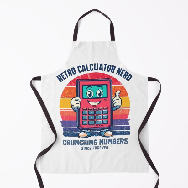 Item preview, Retro Calculator Nerd – Math Machine Club designed and sold by KapiPrint.