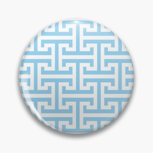 Artikelvorschau, Japanischer Koij-Tsunagi-Druck 1 – Celeste Blue entworfen und verkauft von Daniel Bevis Design.