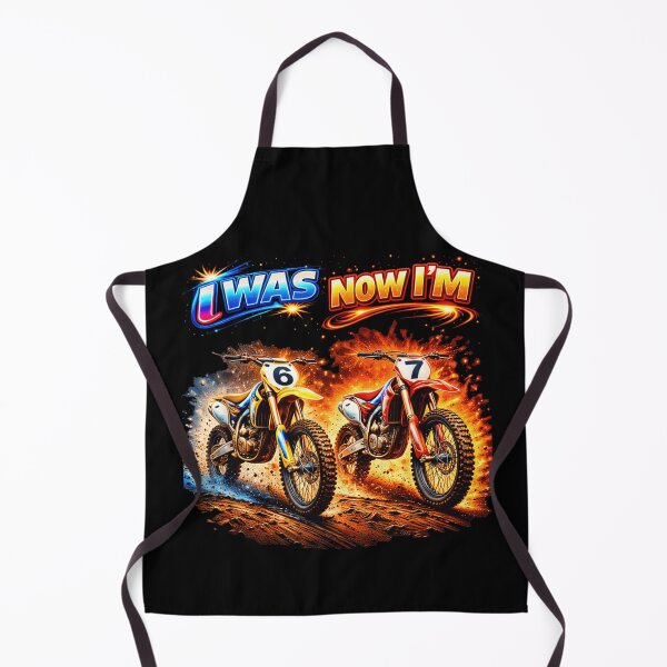 Item preview, Motocross Dirt Bike Racing Evolution From Number Six To Number Seven Birthday designed and sold by GalenoHenley.