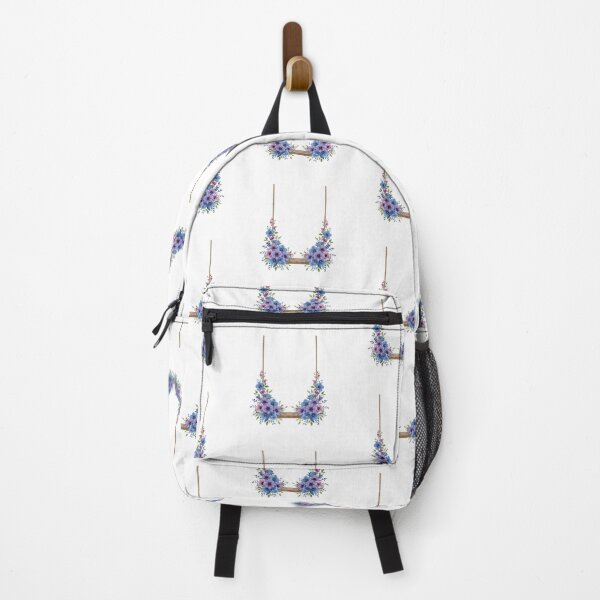 Item preview, Swing and blue flowers designed and sold by uunaa.