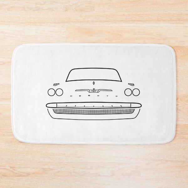 Item preview, DeSoto Fireflite 1957 classic car outline black designed and sold by soitwouldseem.