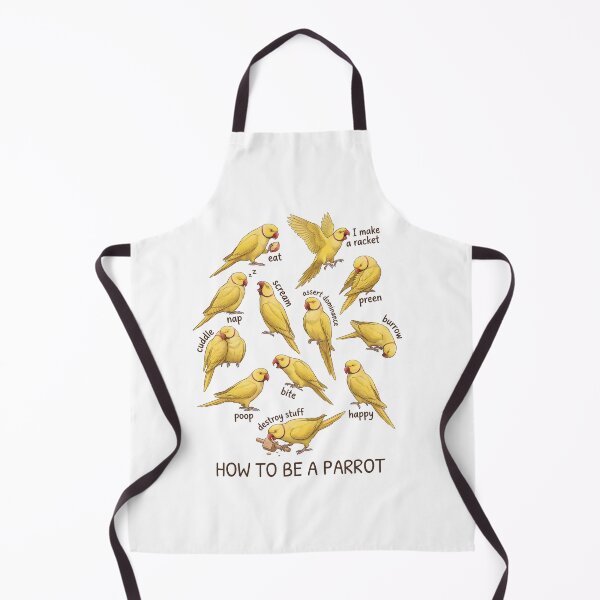 Item preview, How to be a Parrot Yellow Ringneck Parakeet Parrot Mom Dad Lover designed and sold by TerryConnells.