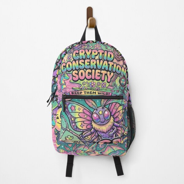 Item preview, Cryptid Conservation Society - Mothman Bigfoot & Nessie - Keep Them Wild! designed and sold by anthropoidea.