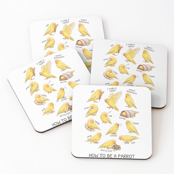 Item preview, How to be a Parrot Yellow Parrotlet Parrot Mom Dad Lover designed and sold by TerryConnells.