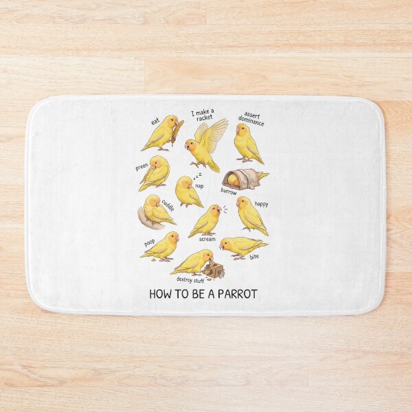 Item preview, How to be a Parrot Yellow Parrotlet Parrot Mom Dad Lover designed and sold by TerryConnells.