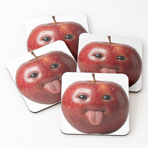 Item preview, AI Apple With Tongue Funny Meme Fruit Brainrot designed and sold by HER-WAY.