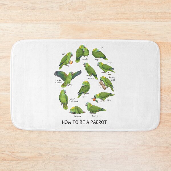 Item preview, How to be a Parrot Yellow Naped Parrot Mom Dad Lover designed and sold by TerryConnells.