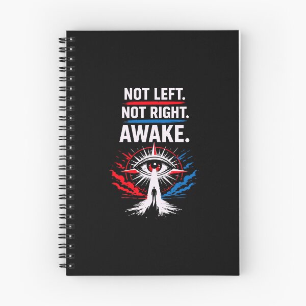 Item preview, Not Left Not Right Awake Independent Thinking Political designed and sold by w1ckerman.