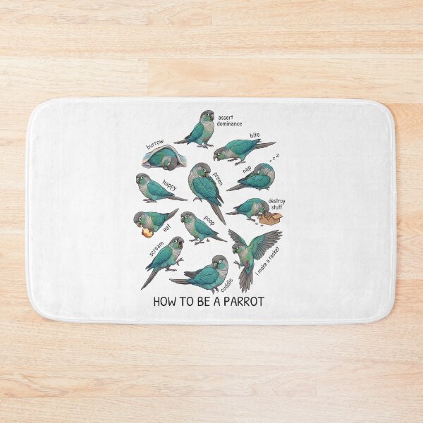 Item preview, How to be a Parrot Turquoise Green Cheeked Conure Parrot Mom Dad Lover designed and sold by TerryConnells.