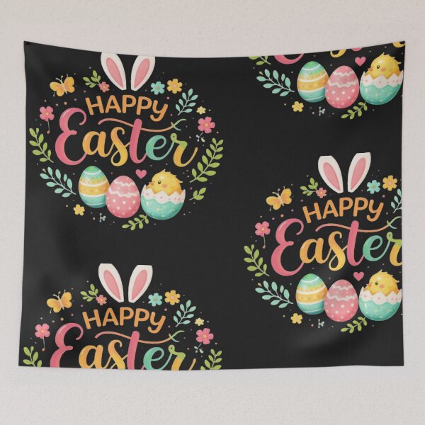 Item preview,  happy easter cute bunny designed and sold by  Mudikeys.