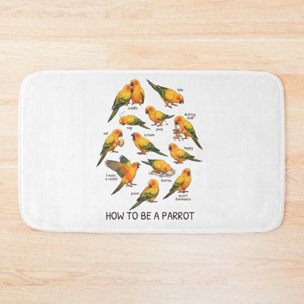 Item preview, How to be a Parrot Sun Conure Parrot Mom Dad Lover designed and sold by TerryConnells.