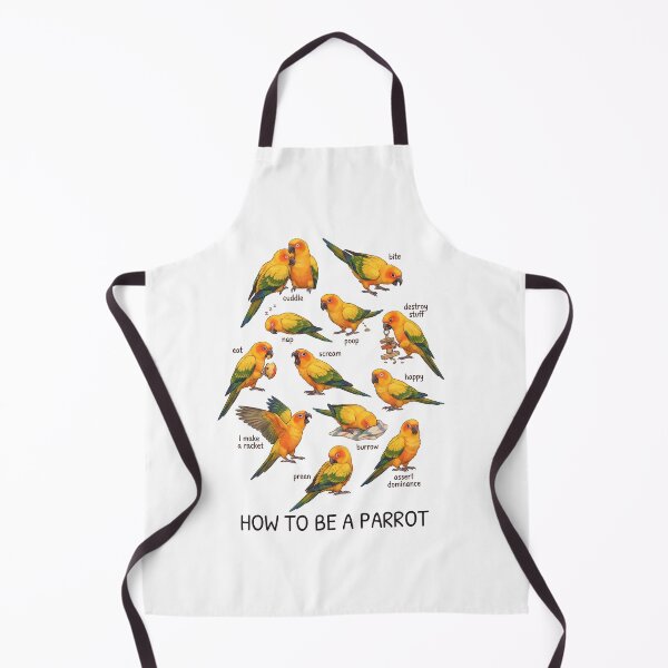Item preview, How to be a Parrot Sun Conure Parrot Mom Dad Lover designed and sold by TerryConnells.