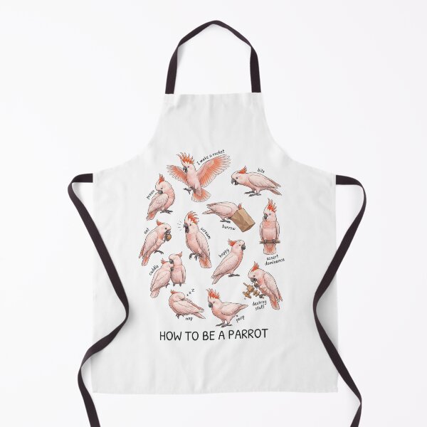 Item preview, How to be a Parrot Salmon crested Cockatoo Parrot Mom Dad Lover designed and sold by TerryConnells.