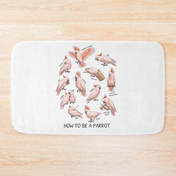 Item preview, How to be a Parrot Salmon crested Cockatoo Parrot Mom Dad Lover designed and sold by TerryConnells.